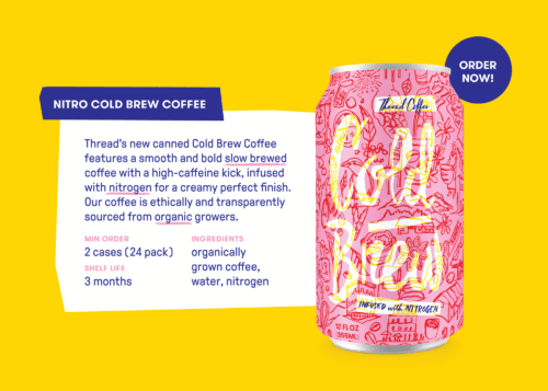 Thread Cold Brew Postcard front