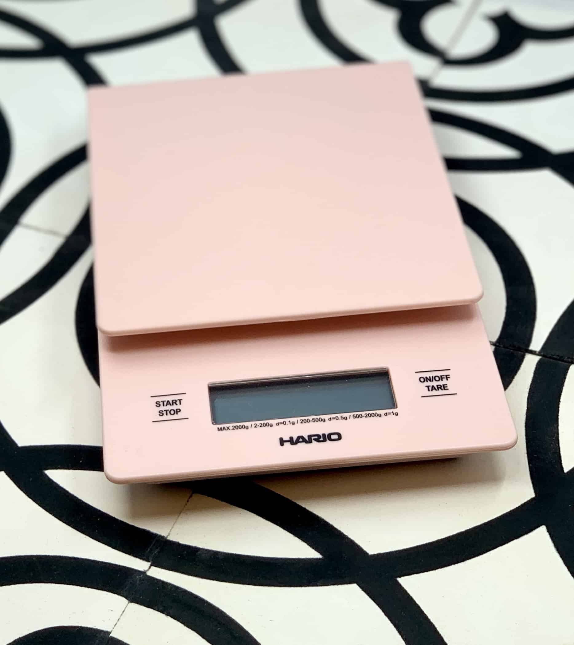 Hario V60 Drip Scale and Timer - Matte Pink